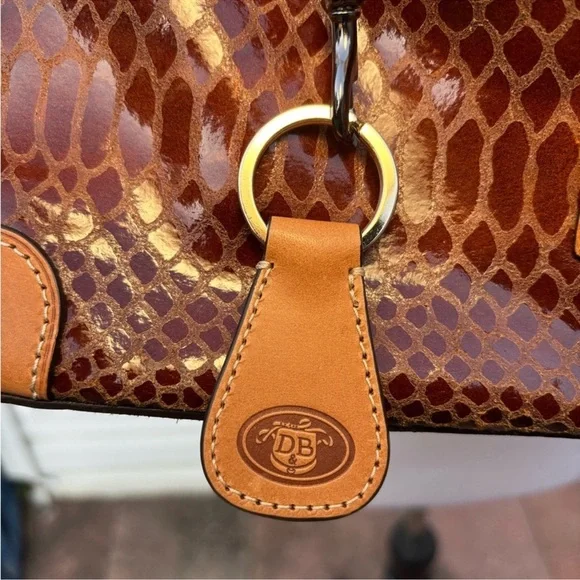 DOONEY & BOURKE - Brown Snakeskin Purse - Picture 9 of 9
